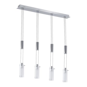 EGLO 91546 - LED Lustr na lanku AGGIUS 4xLED/6W/230V
