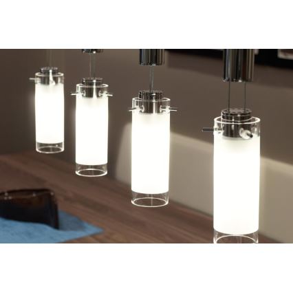 EGLO 91546 - LED Lustr na lanku AGGIUS 4xLED/6W/230V