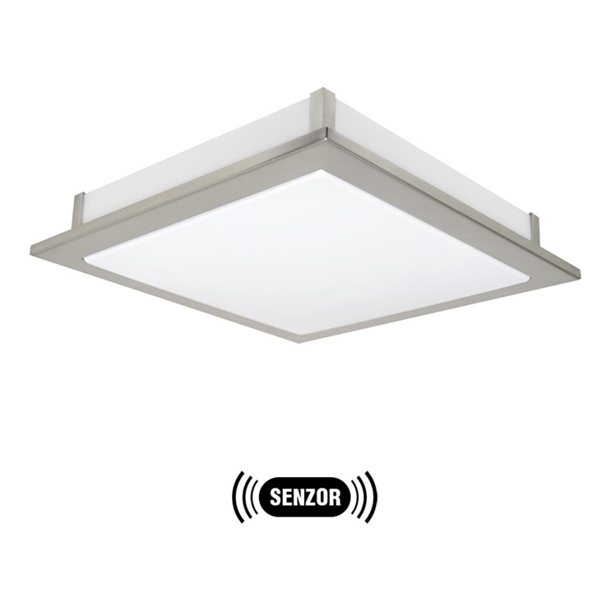 EGLO 91669 - LED senzorové stropní svítidlo AURIGA 1xLED/18W matný chrom