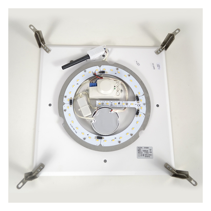 EGLO 91669 - LED svítidlo nástěnné AURIGA 1xLED/18W matný chrom
