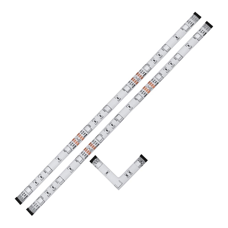 Eglo 92052 - SADA 2x RGB LED pásek FLEX 2xLED/2,16W + 1xLED/0,72W