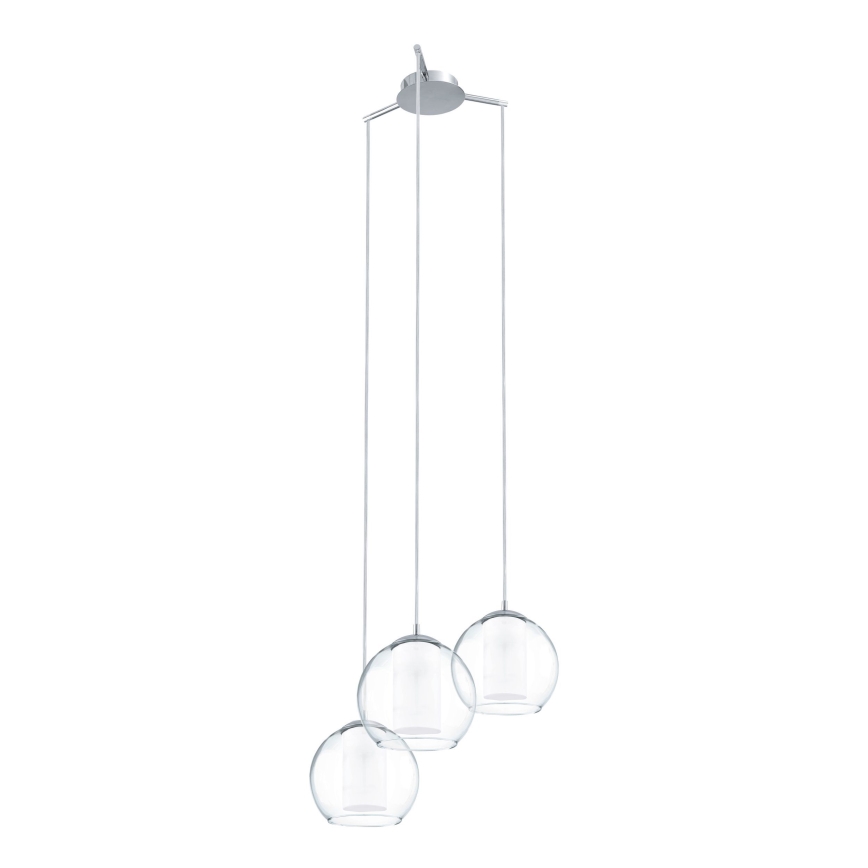 Eglo 92762 - Lustr na lanku BOLSANO 3xE27/60W