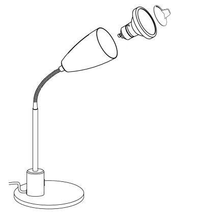 Eglo - LED stolní lampa 1xGU10/3W/230V