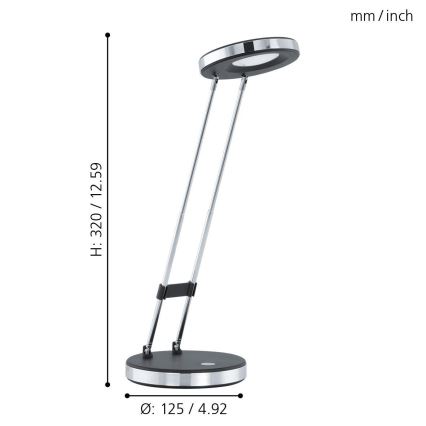 Eglo - LED stolní lampa LED/3W/230V