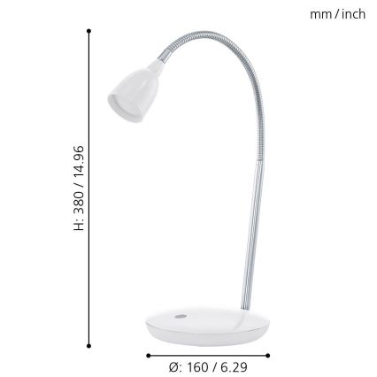 Eglo - LED stolní lampa LED/3W/230V