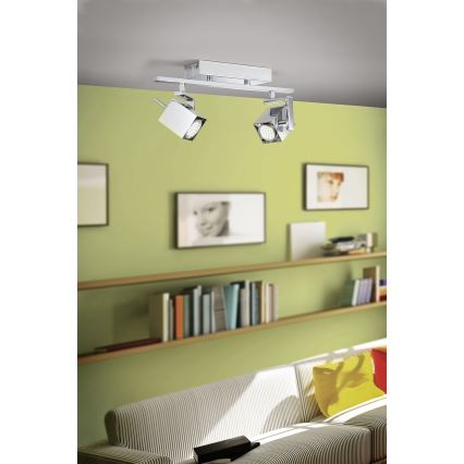 Eglo 93155 - LED bodové svítidlo MANAO 1 2xGU10-LED/5W/230V