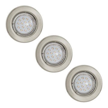 Eglo 93229 - SADA 3x LED Podhledové svítidlo IGOA 3xGU10/3W/230V Eglo 93229 - SADA 3x LED Podhledové svítidlo IGOA 3xGU10/3W/230V