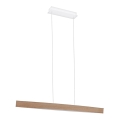 Eglo 93342 - LED závěsné svítidlo FORNES LED/24W/230V dub
