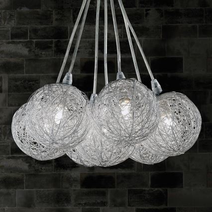 Eglo 93526 - Závěsné svítidlo PRODO 2 7xG9/33W/230V