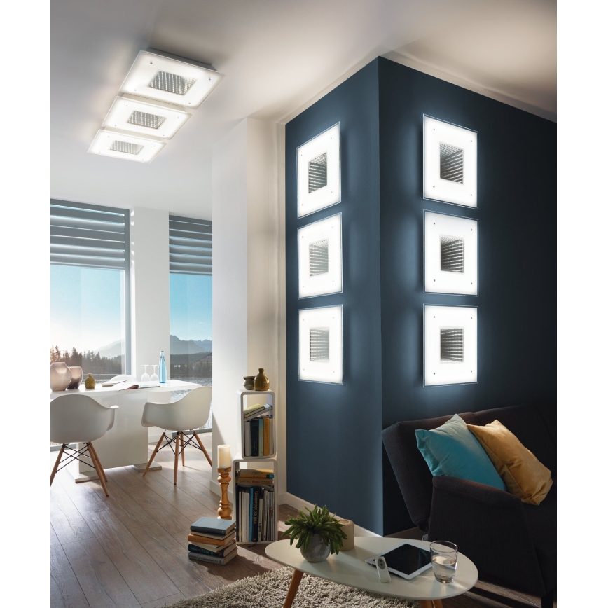 Eglo 93659 - LED stropní svítidlo LICOSA LED/24W + LED/2,6W + dálkové ovládání