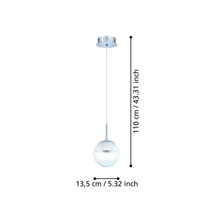 Eglo - LED závěsné svítidlo LED/5W/230V