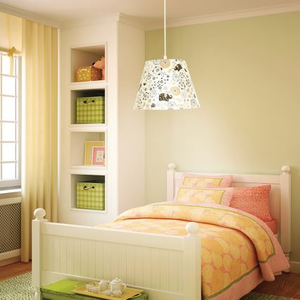 Eglo 93718 - Dětský lustr MOLOVE 1xE27/60W/230V