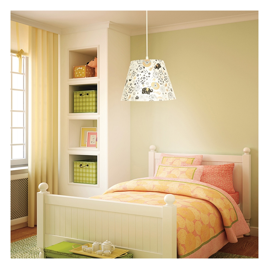 Eglo 93718 - Dětský lustr MOLOVE 1xE27/60W/230V