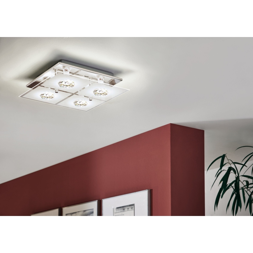 Eglo 93783 - LED stropní svítidlo RONCATO 4xGU10/3W/230V
