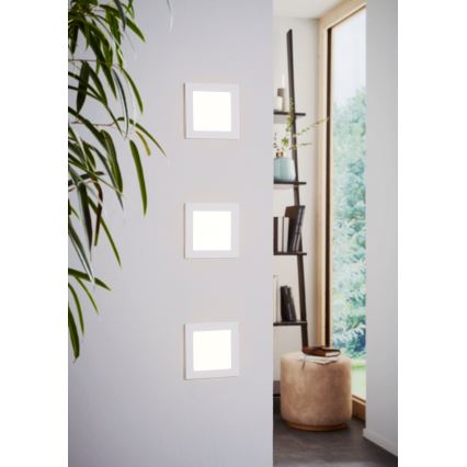 Eglo 94061 - LED Podhledové svítidlo FUEVA 1 LED/10,95W/230V 17x17 cm