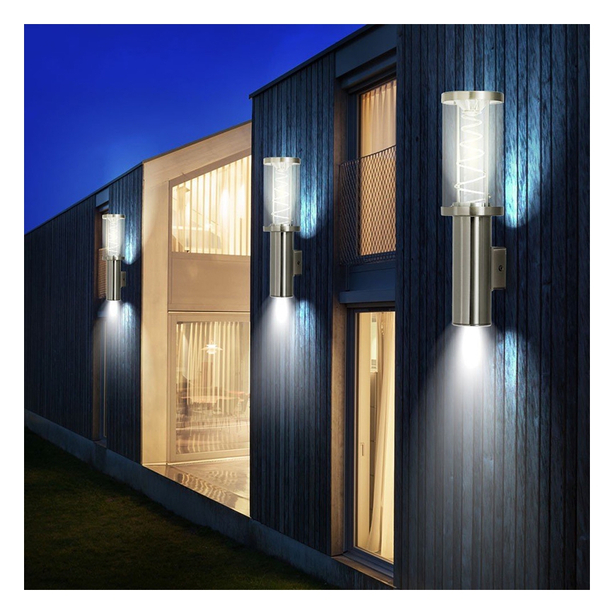 Eglo 94095 - LED Venkovní nástěnná lampa TRONO 2xGU10/5W/230V IP44