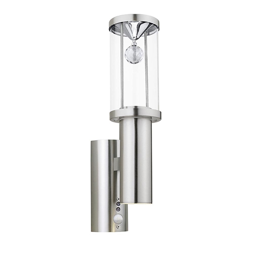 Eglo 94126 - LED venkovní osvětlení s čidlem TRONO 2 1xGU10/3W + 1xLED/3,7W IP44