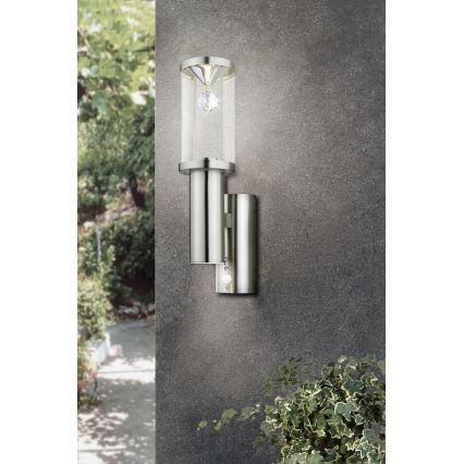 Eglo 94126 - LED venkovní osvětlení s čidlem TRONO 2 1xGU10/3W + 1xLED/3,7W