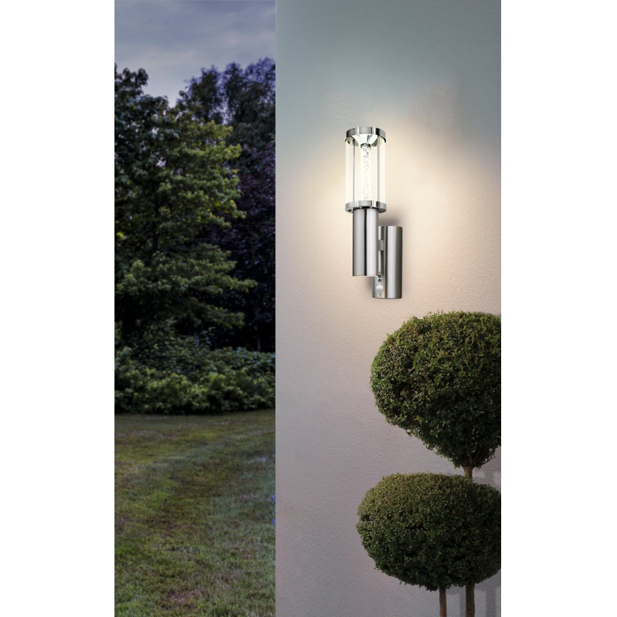 Eglo - LED venkovní osvětlení s čidlem 1xGU10/3W + 1xLED/3,7W IP44