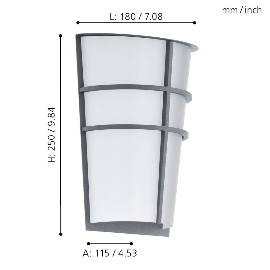 Eglo 94137 - LED venkovní osvětlení BREGANZO 2xLED/2,5W/230V IP44