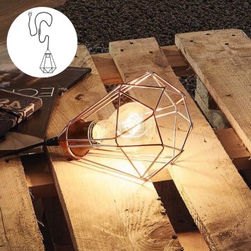 Eglo 94197 - Stolní svítidlo do zásuvky TARBES 1xE27/60W/230V