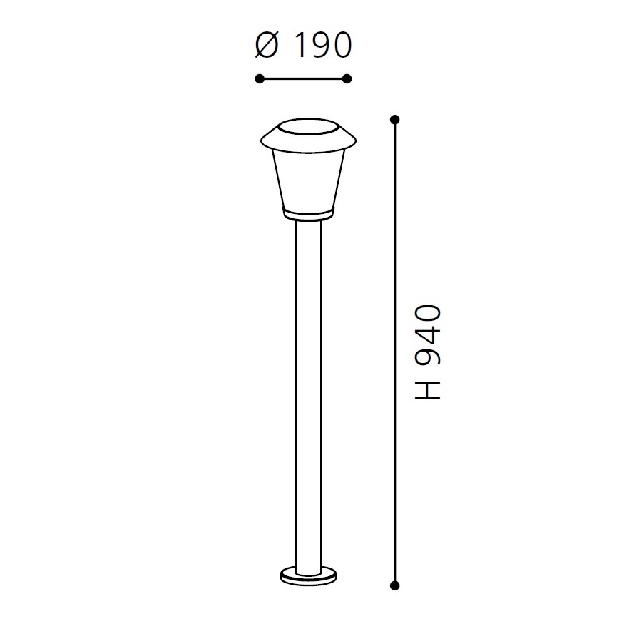 Eglo 94217 - LED venkovní osvětlení PATERNO 1xLED/3,7W/230V