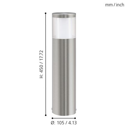 Eglo - LED venkovní osvětlení LED/3,7W/230V IP44