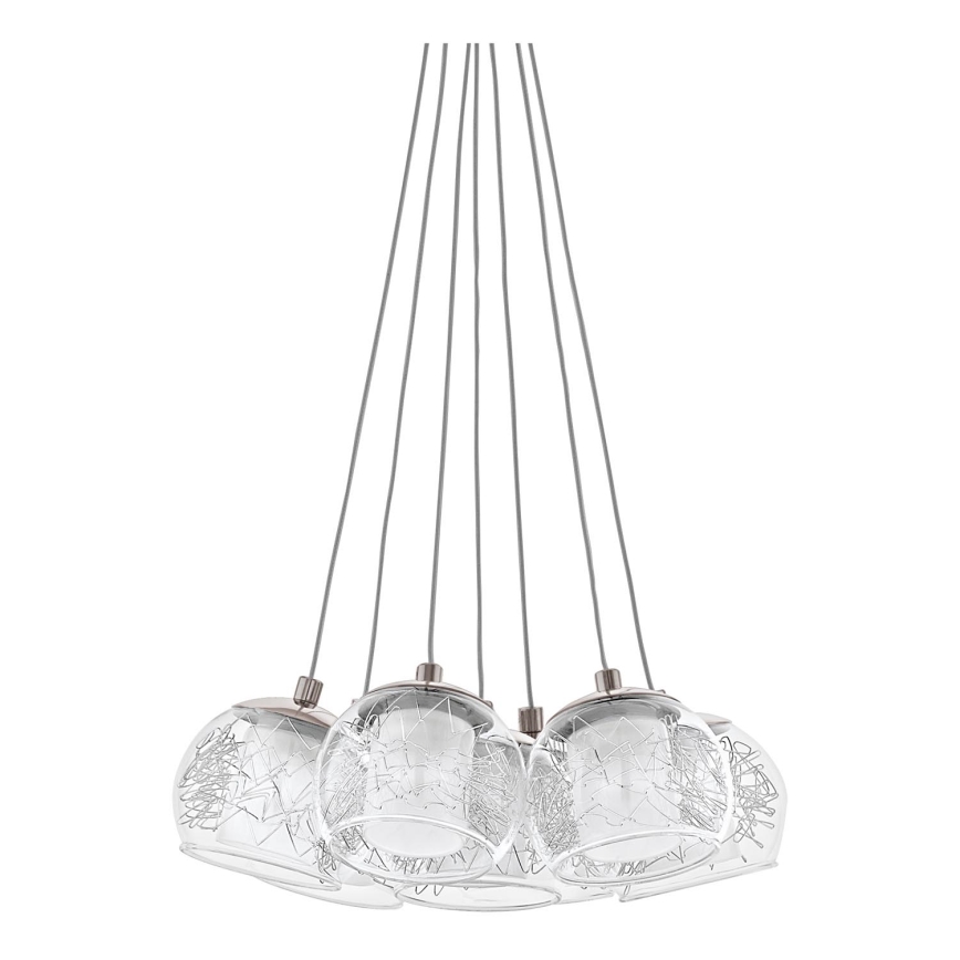 Eglo 94327 - LED lustr POLDRAS 7xLED/3,3W/230V