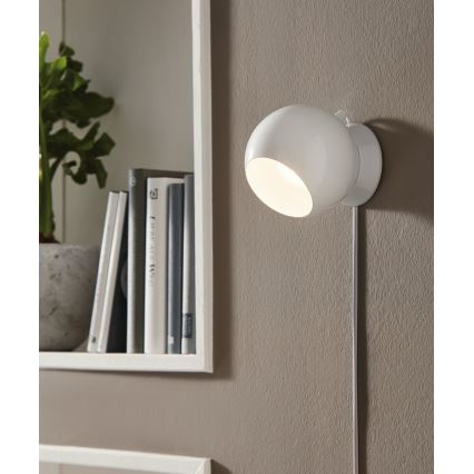 Eglo - LED Stolní/nástěnná lampa 1xGU10/2,8W/230V bílá