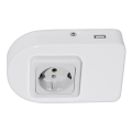 Eglo 94663 - Podlinková zásuvka SCHUKO vč. USB TAXANO