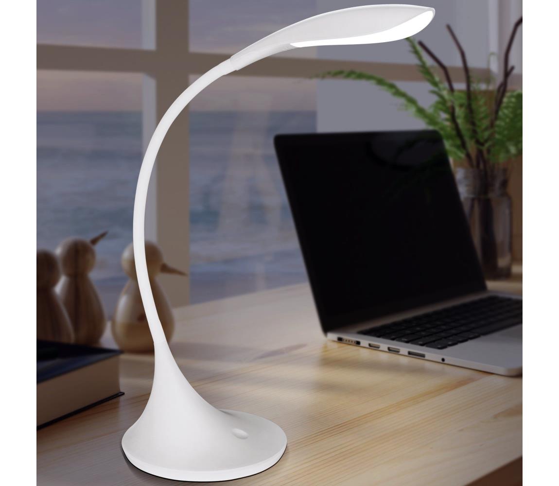 Eglo Eglo 94674 - LED stmívatelná stolní lampa DAMBERA 1xLED/4,5W/230V bílá EG94674