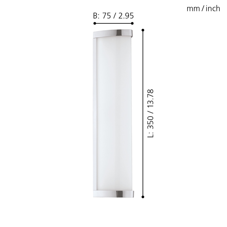 Eglo - LED koupelnové svítidlo 1xLED/8W/230V IP44