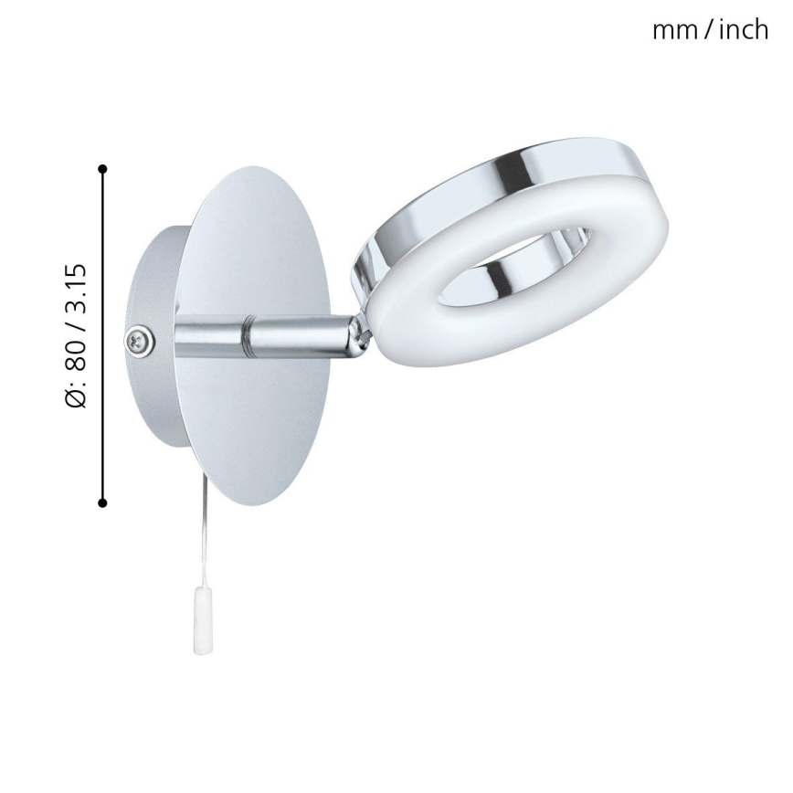 Eglo 94756 - LED koupelnové svítidlo GONARO 1xLED/3,8W/230V IP44