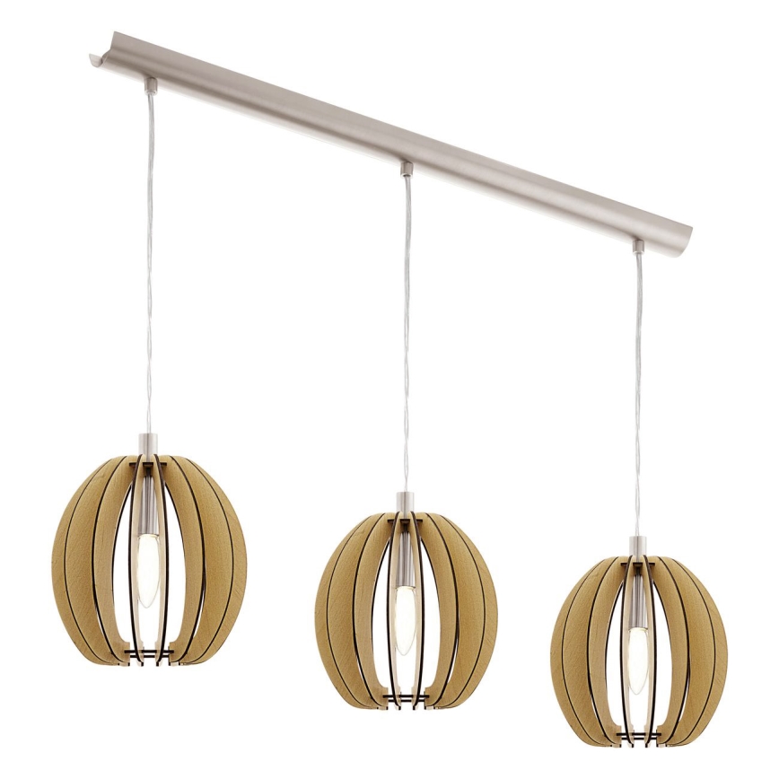 Eglo 94769 - Lustr COSSANO 3xE14/60W/230V