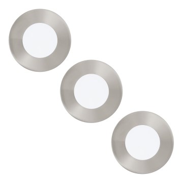 Eglo 94777 - SADA 3x LED podhledové svítidlo FUEVA 1 1xLED/2,7W/230V