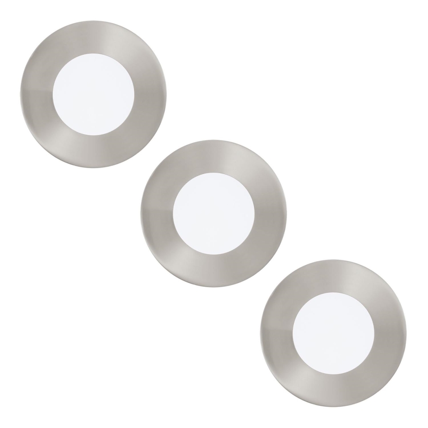 Eglo 94777 - SADA 3x LED podhledové svítidlo FUEVA 1 1xLED/2,7W/230V