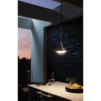 Eglo 94837 - LED Venkovní lustr COLINDRES 1xE27/9W/230V IP44