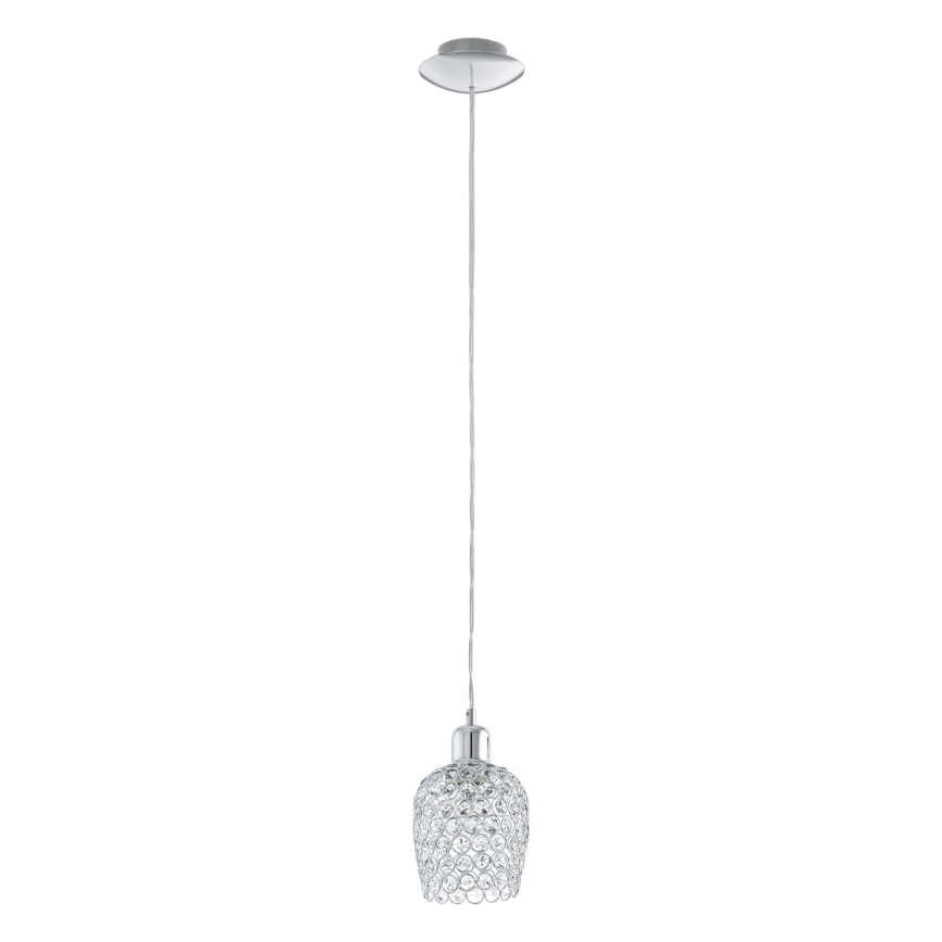 Eglo - Křišťálový lustr 1xE27/60W/230V