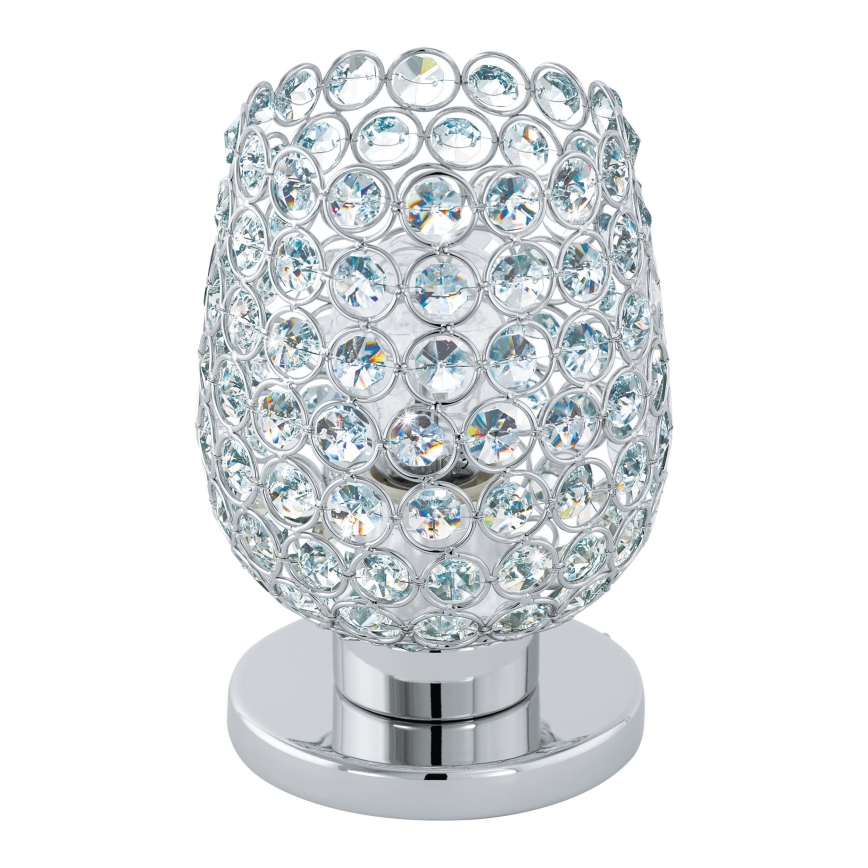 Eglo - Křišťálová stolní lampa 1xE27/60W/230V