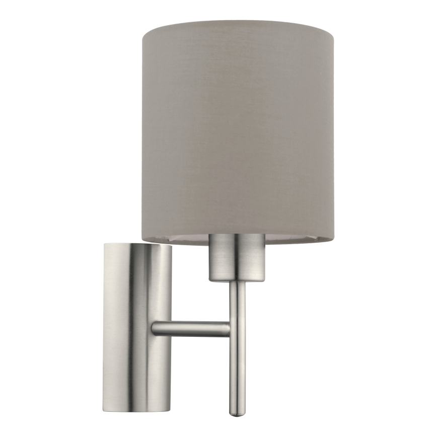 Eglo - Nástěnné svítidlo 1xE27/60W/230V taupe