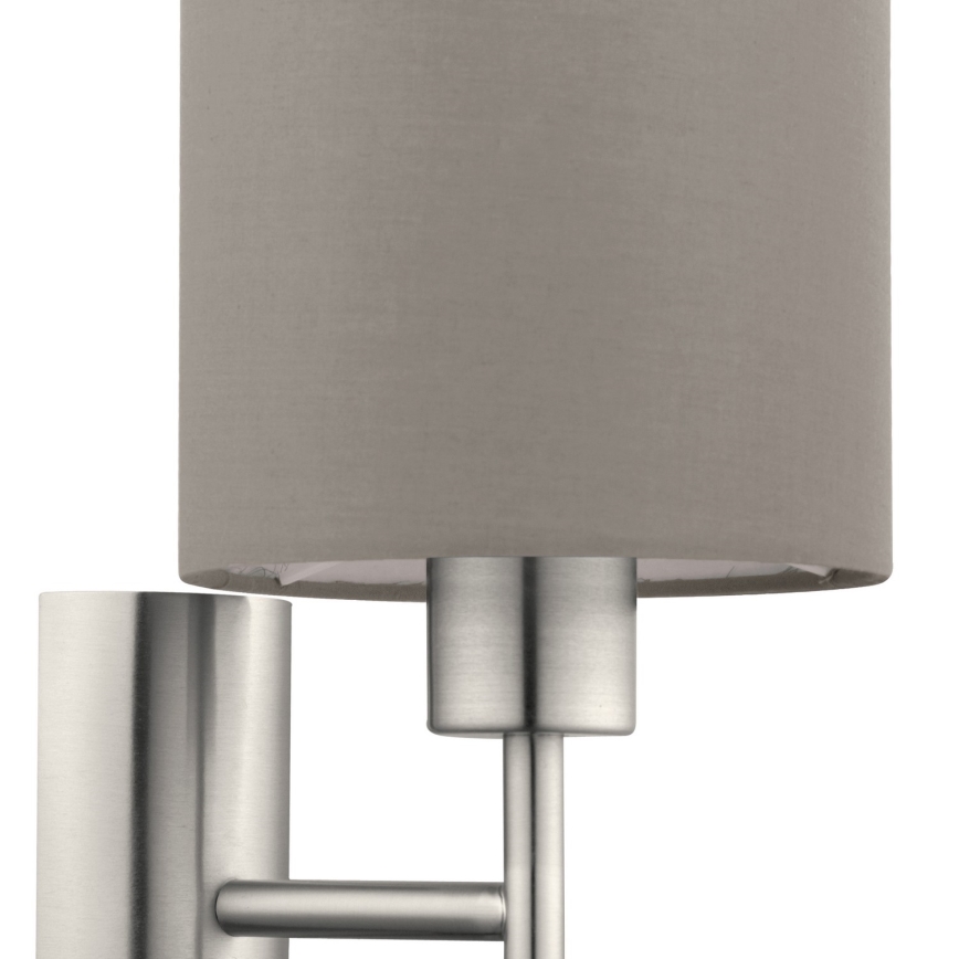 Eglo - Nástěnné svítidlo 1xE27/60W/230V taupe