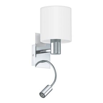 Eglo 94929 - LED nástěnné svítidlo PASTERI 1xE27/60W + LED/2,4W Eglo 94929 - LED nástěnné svítidlo PASTERI 1xE27/60W + LED/2,4W
