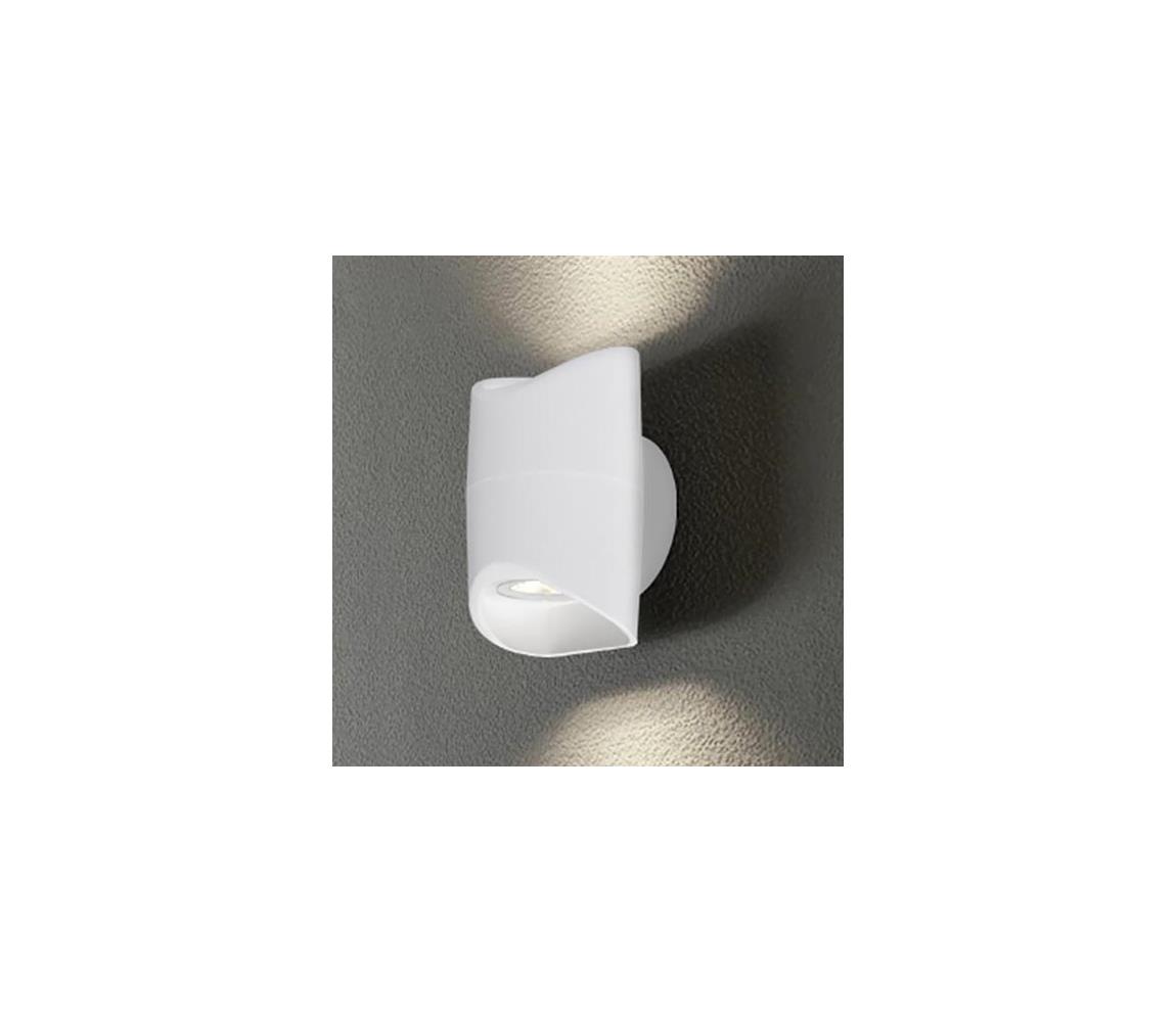 Eglo 95075 - Venkovní nástěnné svítidlo ABRANTES 2xLED/6W/230V IP44 95075 Bílá