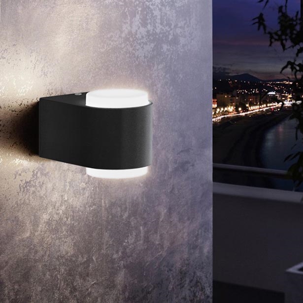 Eglo 95078 - Venkovní nástěnné svítidlo BRIONES 2xLED/3W/230V IP44