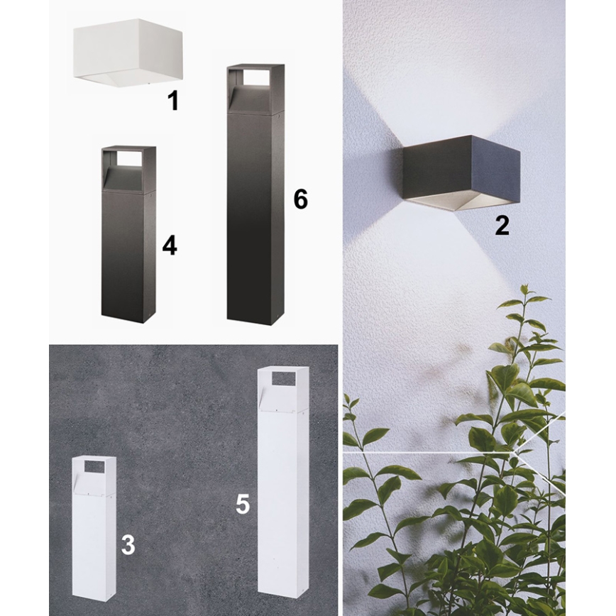 Eglo 95116 - LED Zahradní lampa MONFERO LED/7W/230V IP44