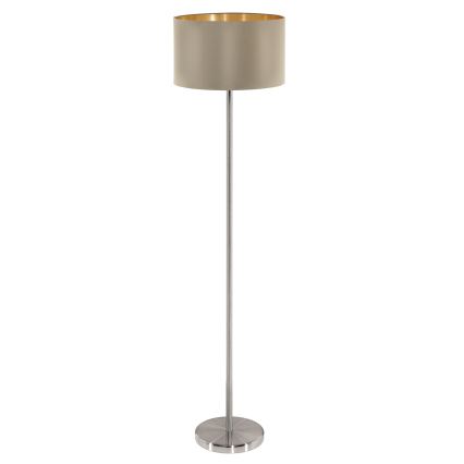 Eglo - Stojací lampa 1xE27/60W/230V taupe