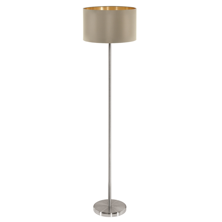 Eglo - Stojací lampa 1xE27/60W/230V taupe
