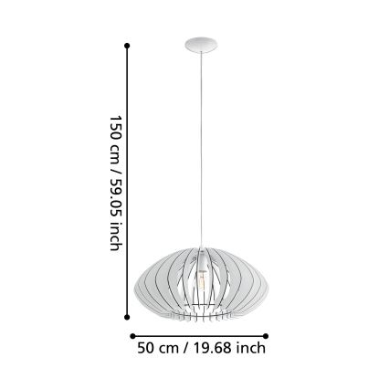 Eglo - Lustr 1xE27/60W/230V