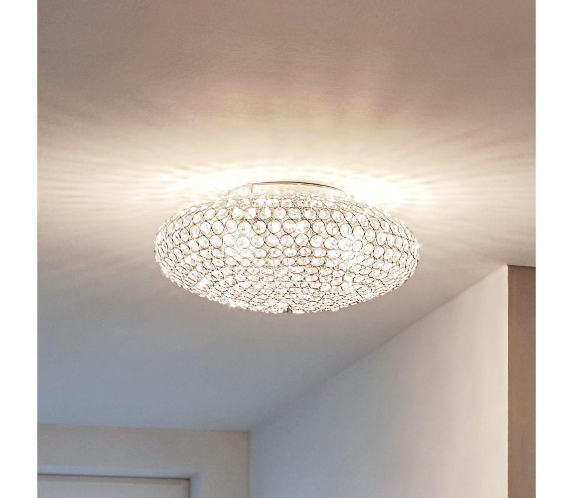 Eglo Eglo 95284 - Křišťálové stropní svítidlo CLEMENTE 2xE27/60W/230V EG95284