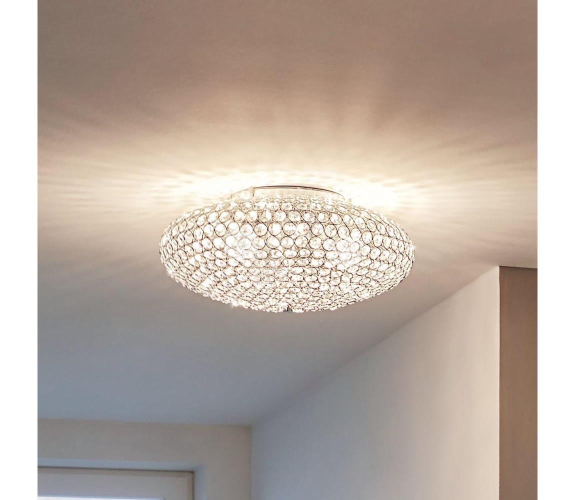 Eglo Eglo 95285 - Křišťálové stropní svítidlo CLEMENTE 3xE27/60W/230V EG95285